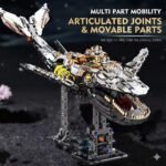 Mechanical Whale - 1388 Particles (Dynamic Version with Lights)